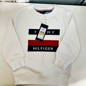 Tommy Hilfiger White Sweatshirt New With Tags Size 2T